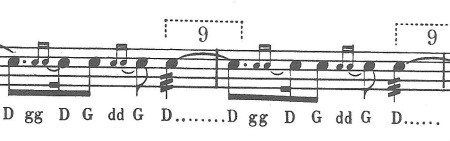 LA METHODE DE TAMBOUR ET DE CAISSE-CLAIRE D’ORCHESTRE DE ROBERT TOURTE (page 31) © Editions Salabert. Reproduit avec l’aimable autorisation de MGB Hal Leonard