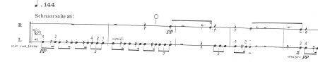 DASSELBE IST NICHT DASSELBE DE NICOLAUS HUBER (page 1) © 1979 by Musikverlage Hans Gerig, Köln - 1980 assigned to Breitkopf & Härtel, Wiesbaden