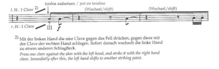 KONZERTSTUCK DE MAURICIO KAGEL (page 30) © 1995 by Henry Litolff's Verlag. Reproduit avec l'aimable autorisation de Peters Edition Limited, London
