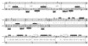 LE CORPS A CORPS DE GEORGES APERGHIS (page 12) © Georges Aperghis. Reproduit avec l’aimable autorisation du compositeur