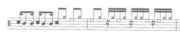 18 ETUDES PROGRESSIVES POUR CAISSE-CLAIRE DE JEAN‐PIERRE DROUET (page 7) © 2000 Gérard Billaudot Editeur SA, Paris. Reproduit avec l'aimable autorisation de l'éditeur