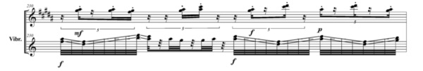 VIBRAZOYD DE JOSE MANUEL LOPEZ LOPEZ (page 12) © José Manuel López López. Reproduit avec l’aimable autorisation du compositeur