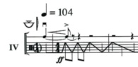 FISHBONES DE ONDREJ ADAMEK (page 1) © Ondrej Adamek. Reproduit avec l’aimable autorisation du compositeur