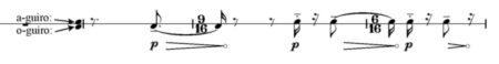 TONGUES OF FIRE DE JAMES WOOD (page 23) © James Wood. Reproduit avec l’aimable autorisation du compositeur