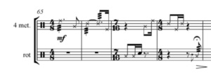 TAJWID DE ZAD MOULTAKA (page 5) © Onoma éditions musicales. Reproduit avec l’aimable autorisation de l’éditeur