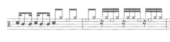 18 ETUDES PROGRESSIVES POUR CAISSE-CLAIRE DE JEAN‐PIERRE DROUET (page 7) © 2000 Gérard Billaudot Editeur SA, Paris. Reproduit avec l'aimable autorisation de l'éditeur