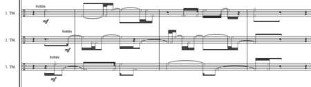 HAPPY END DE GEORGES APERGHIS (page 17) © Georges Aperghis. Reproduit avec l’aimable autorisation du compositeur