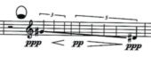 FISHBONES DE ONDREJ ADAMEK (page 6) © Ondrej Adamek. Reproduit avec l’aimable autorisation du compositeur